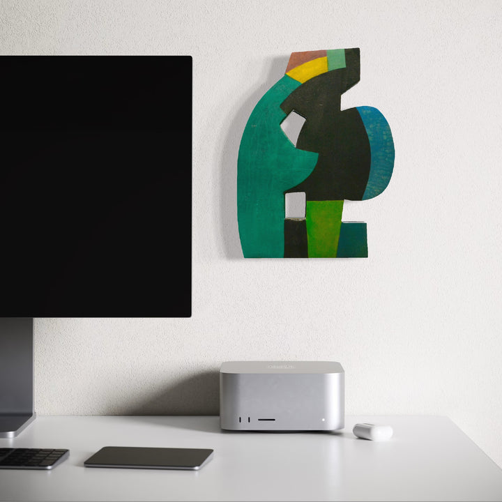 The artwork, #20, by David Wellner, displayed in a room.