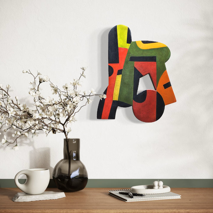 The artwork, #21, by David Wellner, displayed in a room.
