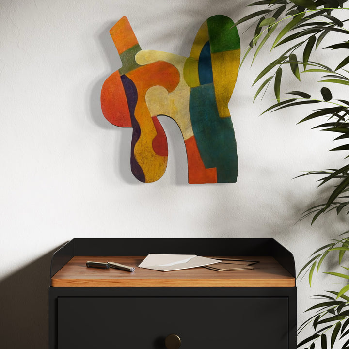 The artwork, #25, by David Wellner, displayed in a room.