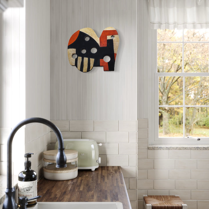 The artwork, #26, by David Wellner, displayed in a room.