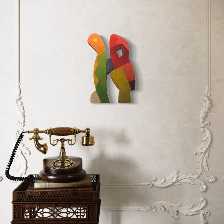 The artwork, #27, by David Wellner, displayed in a room.