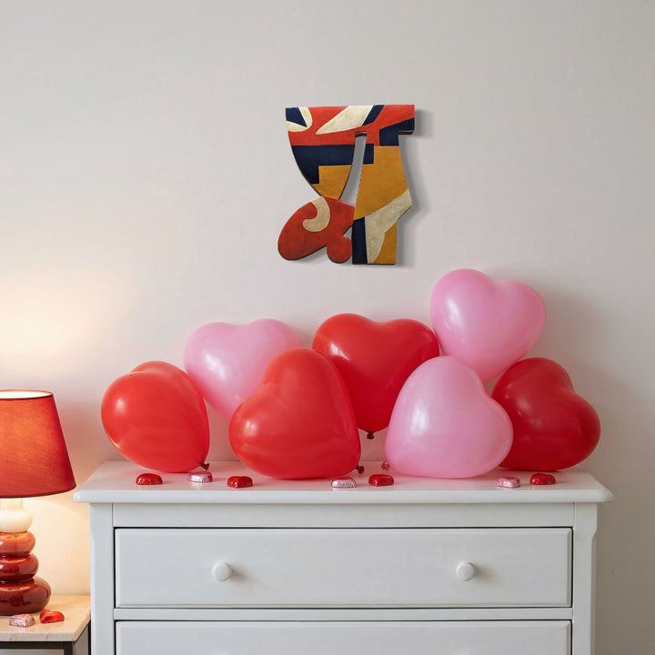 The artwork, #3, by David Wellner, displayed in a room.