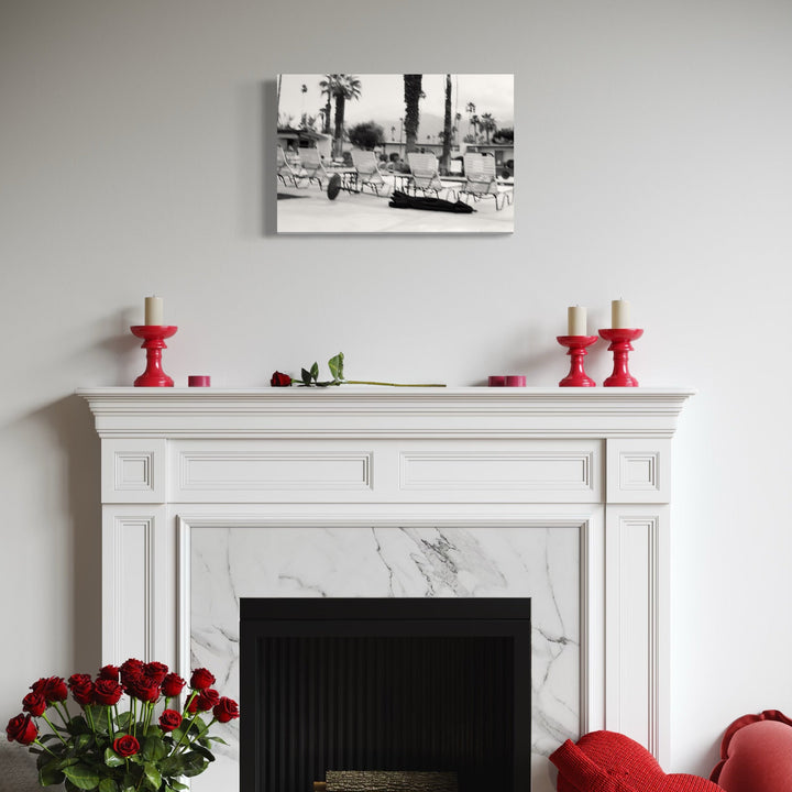 The artwork, blackwind, by Esther Voisin, displayed in a room.
