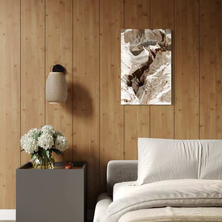 The artwork, erosion 9, by Eunice Pais, displayed in a room.