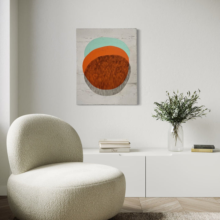 The artwork, Untitled 5, by Evan Ishmael, displayed in a room.