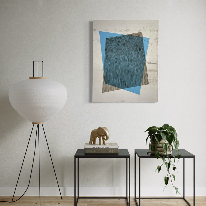 The artwork, Untitled 6, by Evan Ishmael, displayed in a room.