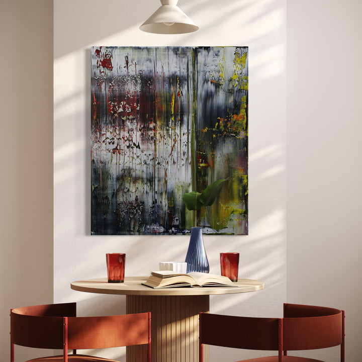 The artwork, more LA fall thoughts 1, by Harry Moody, displayed in a room.