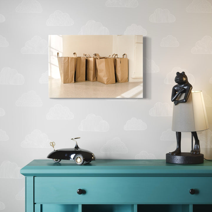 The artwork, soulkitchen, by Esther Voisin, displayed in a room.