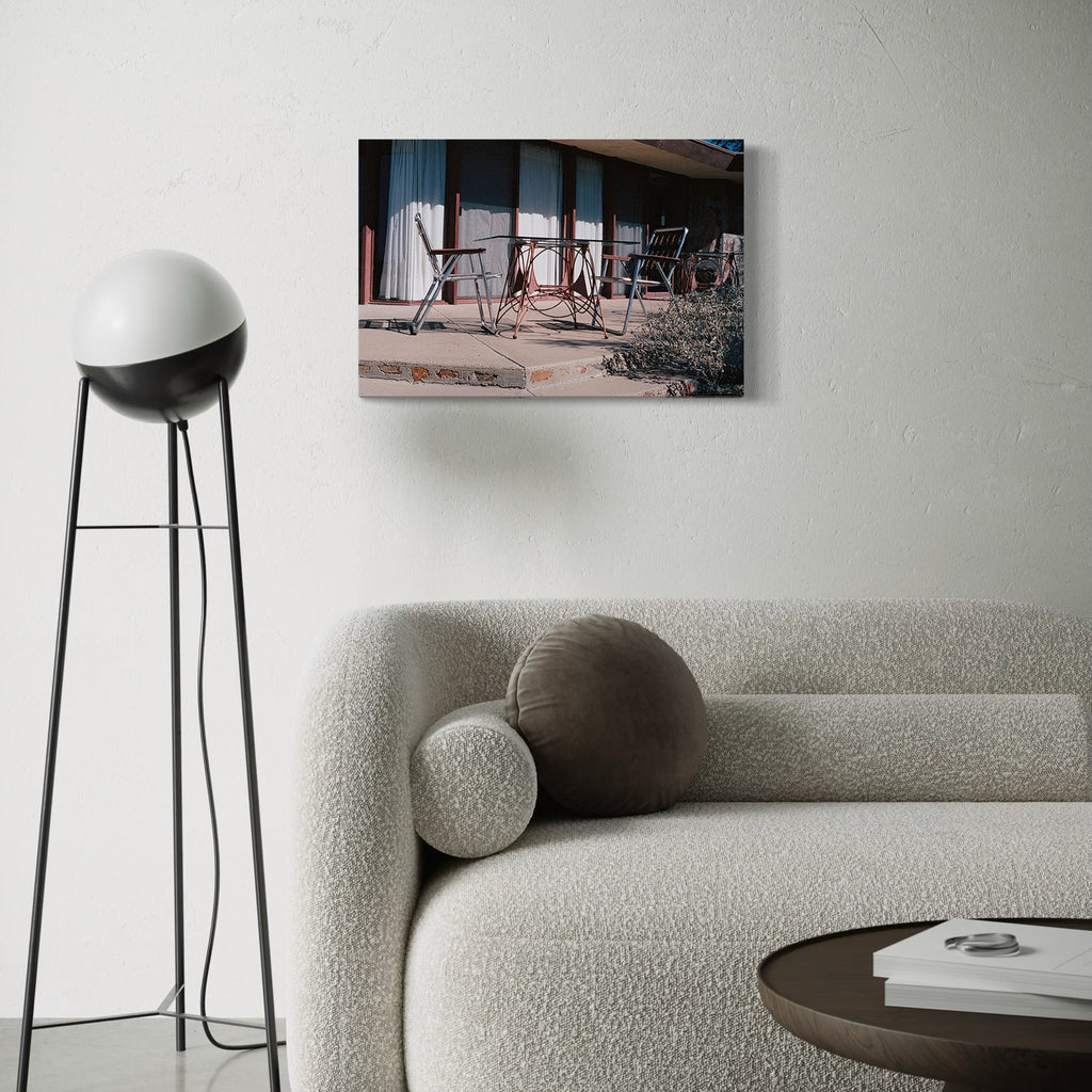 The artwork, two, by Esther Voisin, displayed in a room.