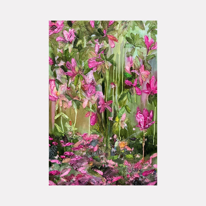 The artwork Magnolia Falling, by Rachel Kohn