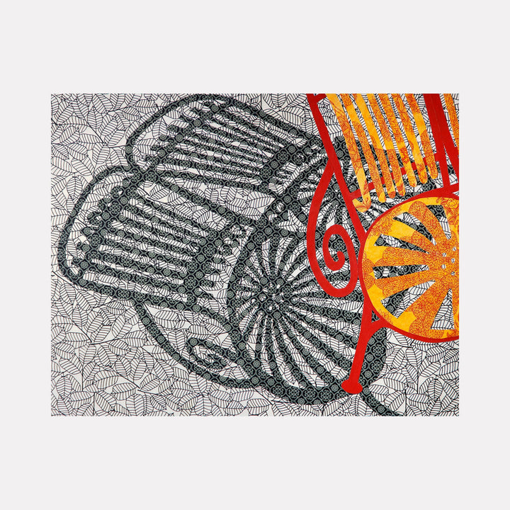 Lovers chair in orange