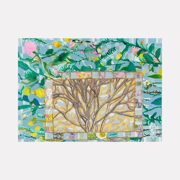 Blue Window Tree