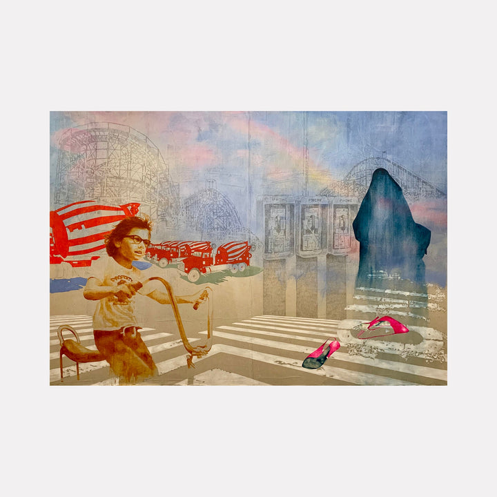The artwork Boy in a world, by Ray Borchers