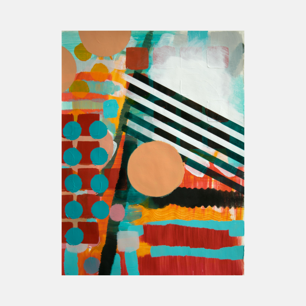 Dark Slate Gray Untitled (diagonal stripes)