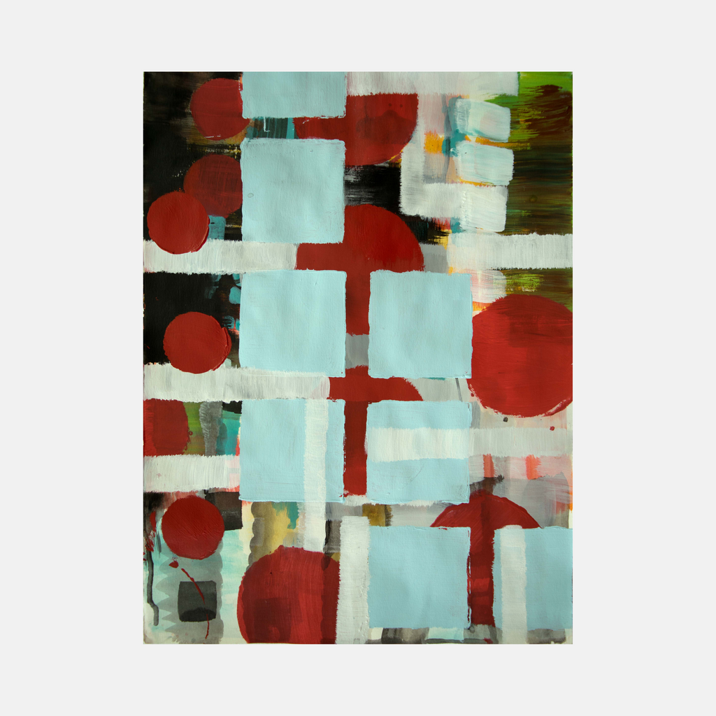 Dark Slate Gray Untitled (blue squares)
