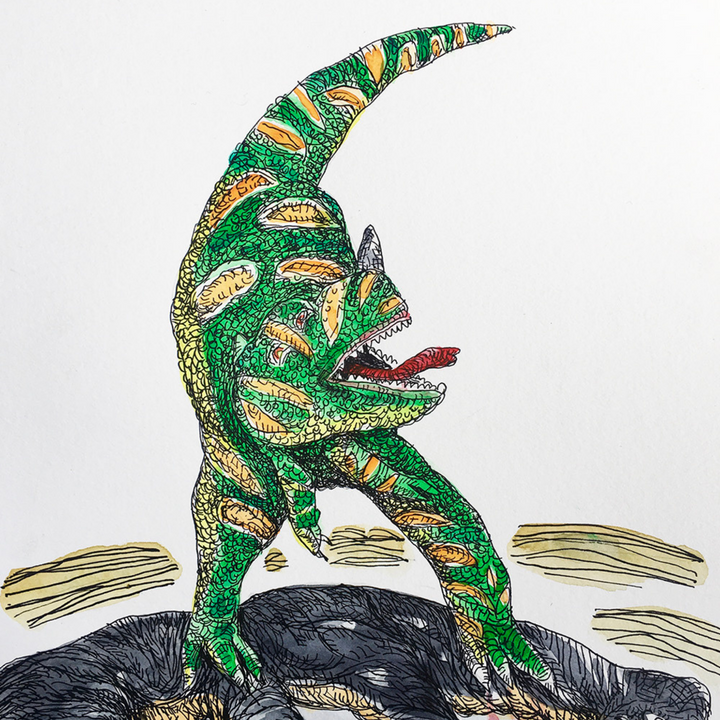 Gigantosaur - curina
