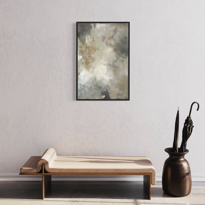 A photo of the artwork Untitled 3, by Kyria Fortina, hanging on a wall.