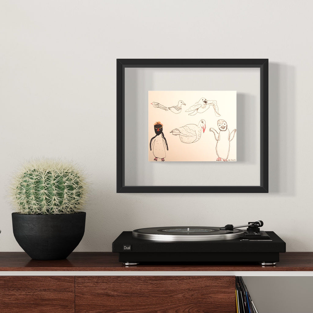 The artwork Antarctica Birds, by Ali Ha