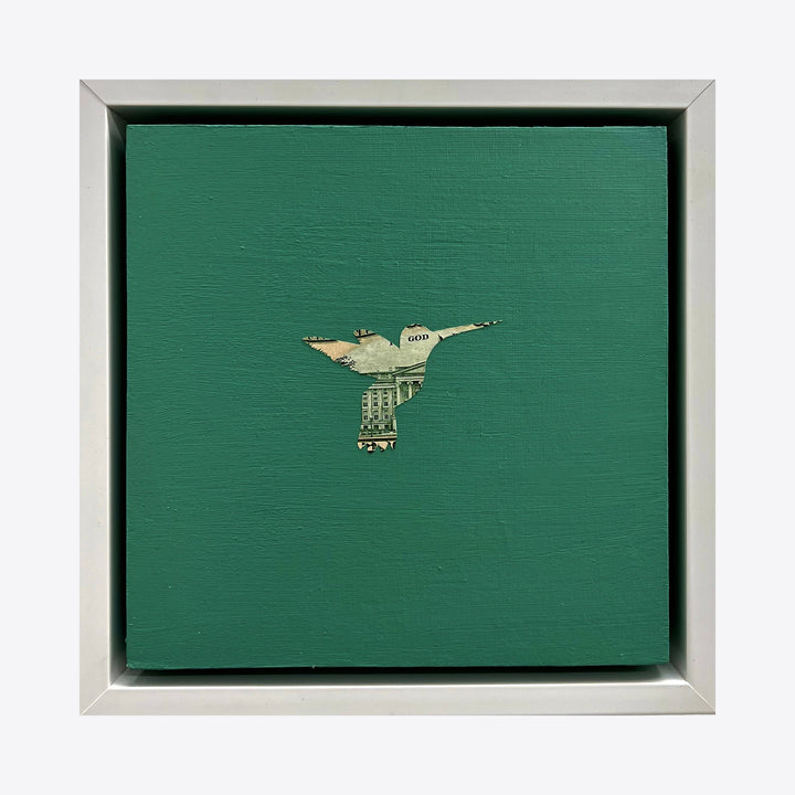 The artwork Profit Margins, Hummingbird, by Jacki Davis