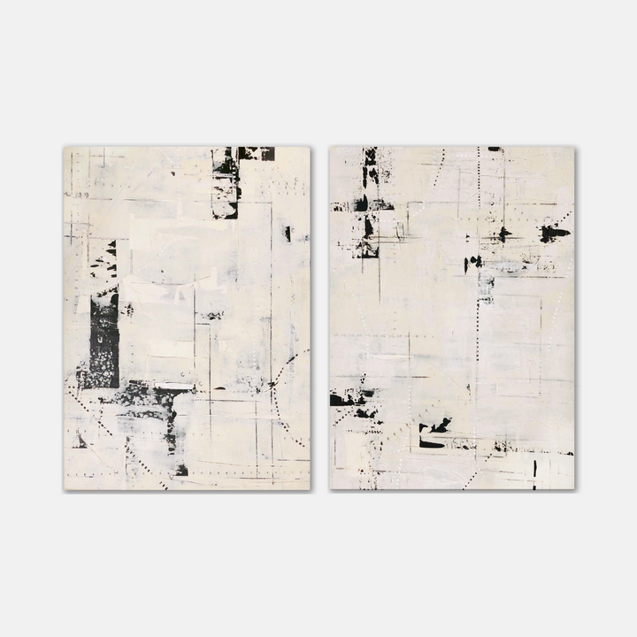 The artwork Whiteout Diptych