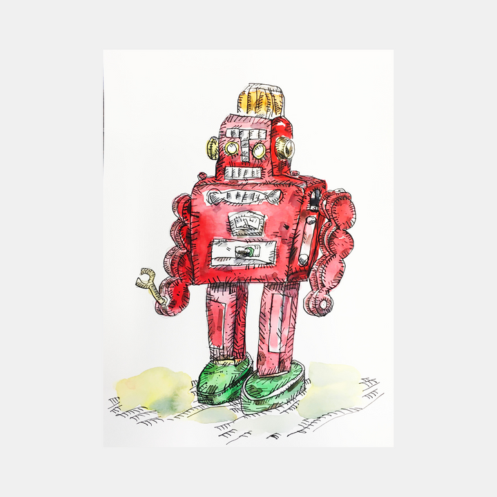 Robot Rouge - curina