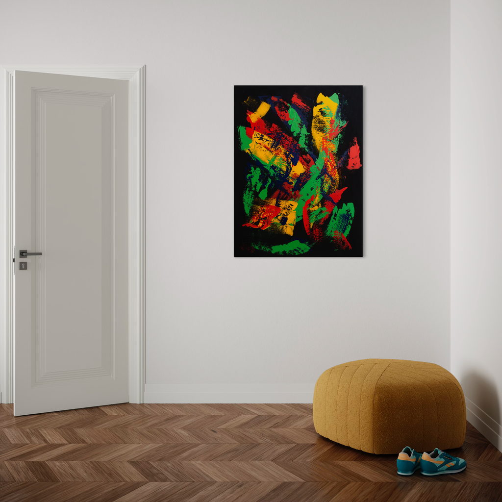 A photo of the artwork Untitled(soul), by Cole Douglas, hanging on a wall.
