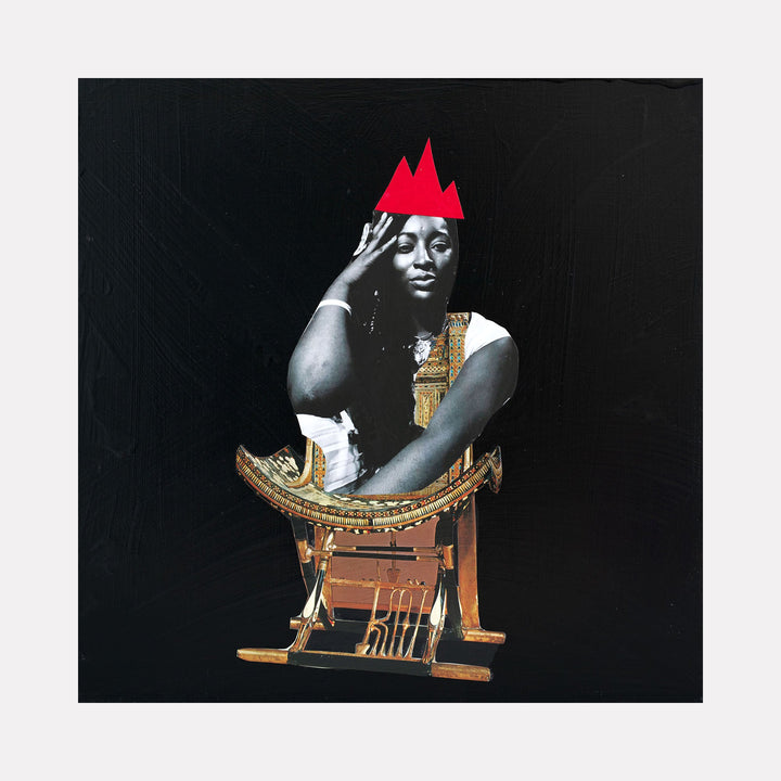The artwork A Queen on Her Throne, by Courtney Minor