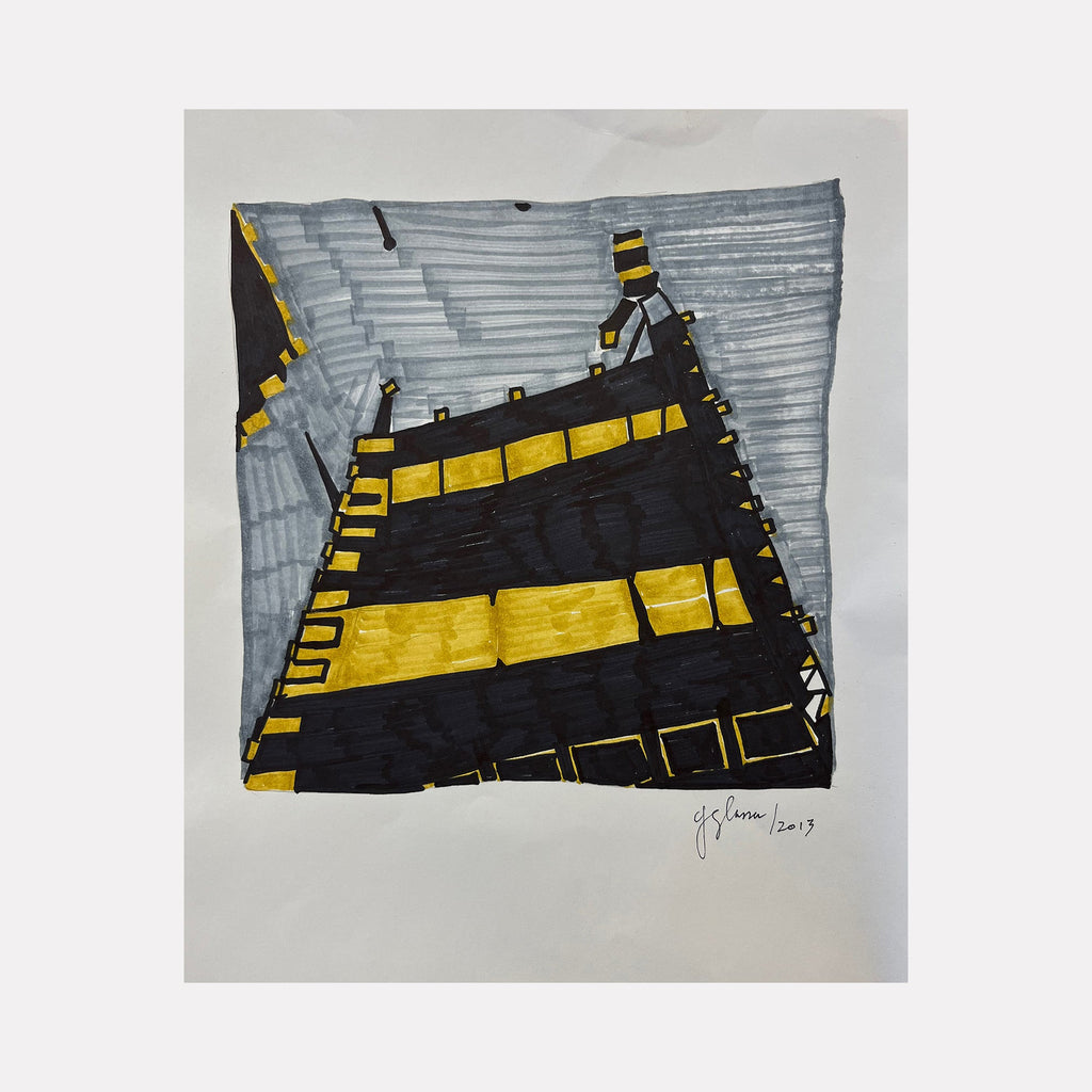 The artwork Black Square,4, by Cora Jane Glasser