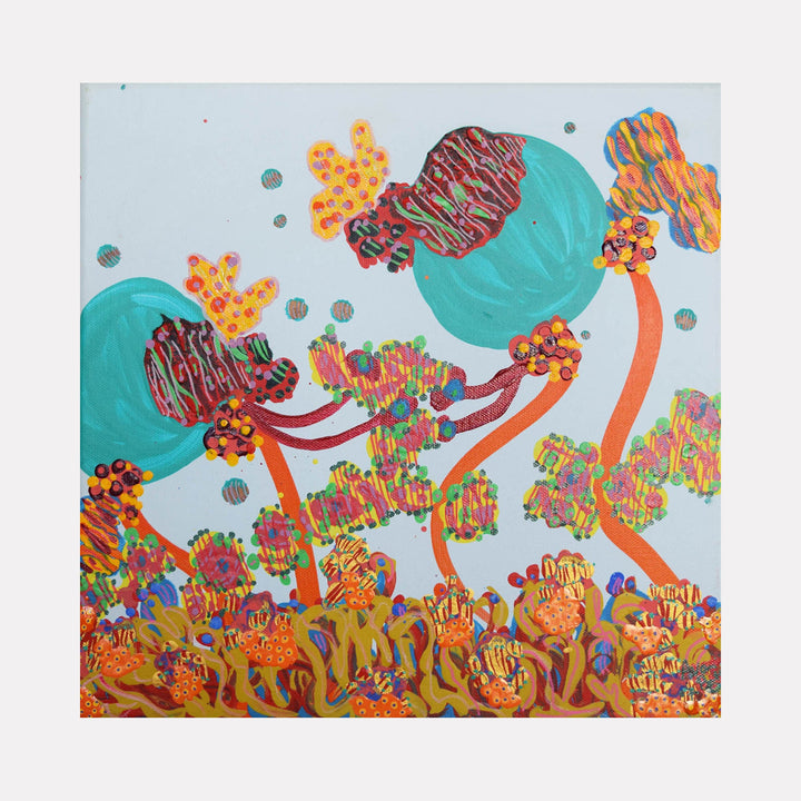 The artwork Dialogue One , by Avani Patel