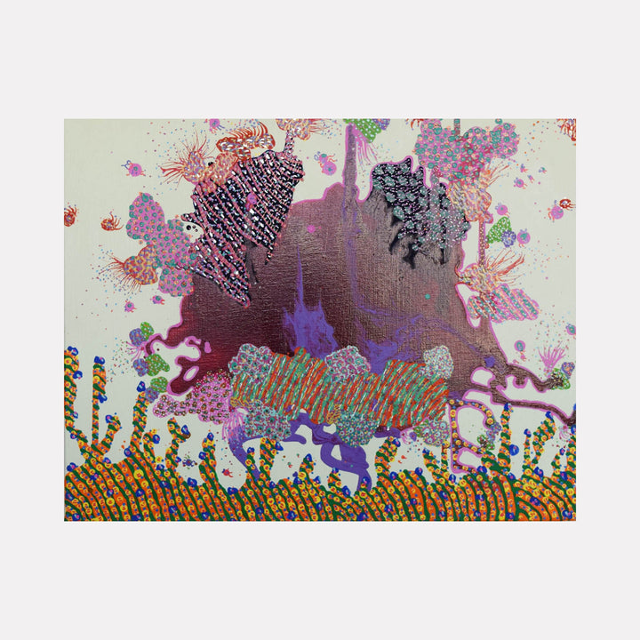The artwork Purple Rain , by Avani Patel