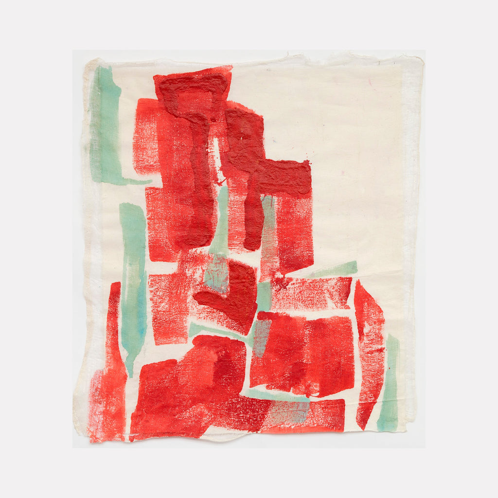 The artwork Tapestry Series Red Path, by Molly Herman