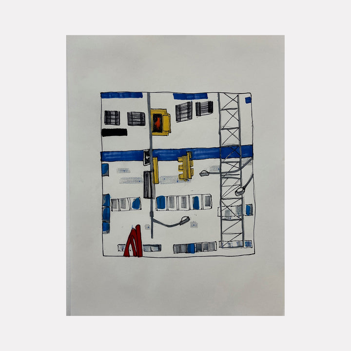 The artwork Traffic Pattern, 1, by Cora Jane Glasser
