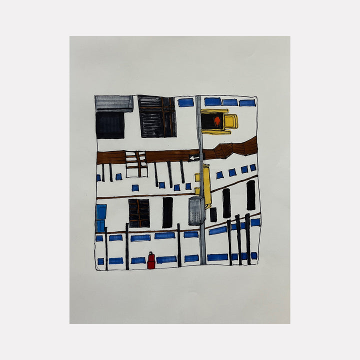 The artwork Traffic Pattern, 2, by Cora Jane Glasser