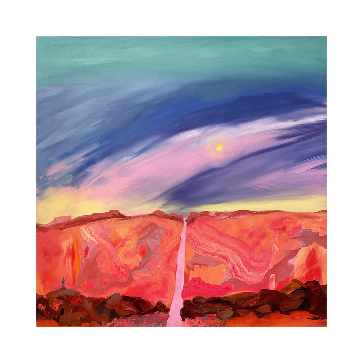 The artwork Cairn on wall., by Andrea Caldarise