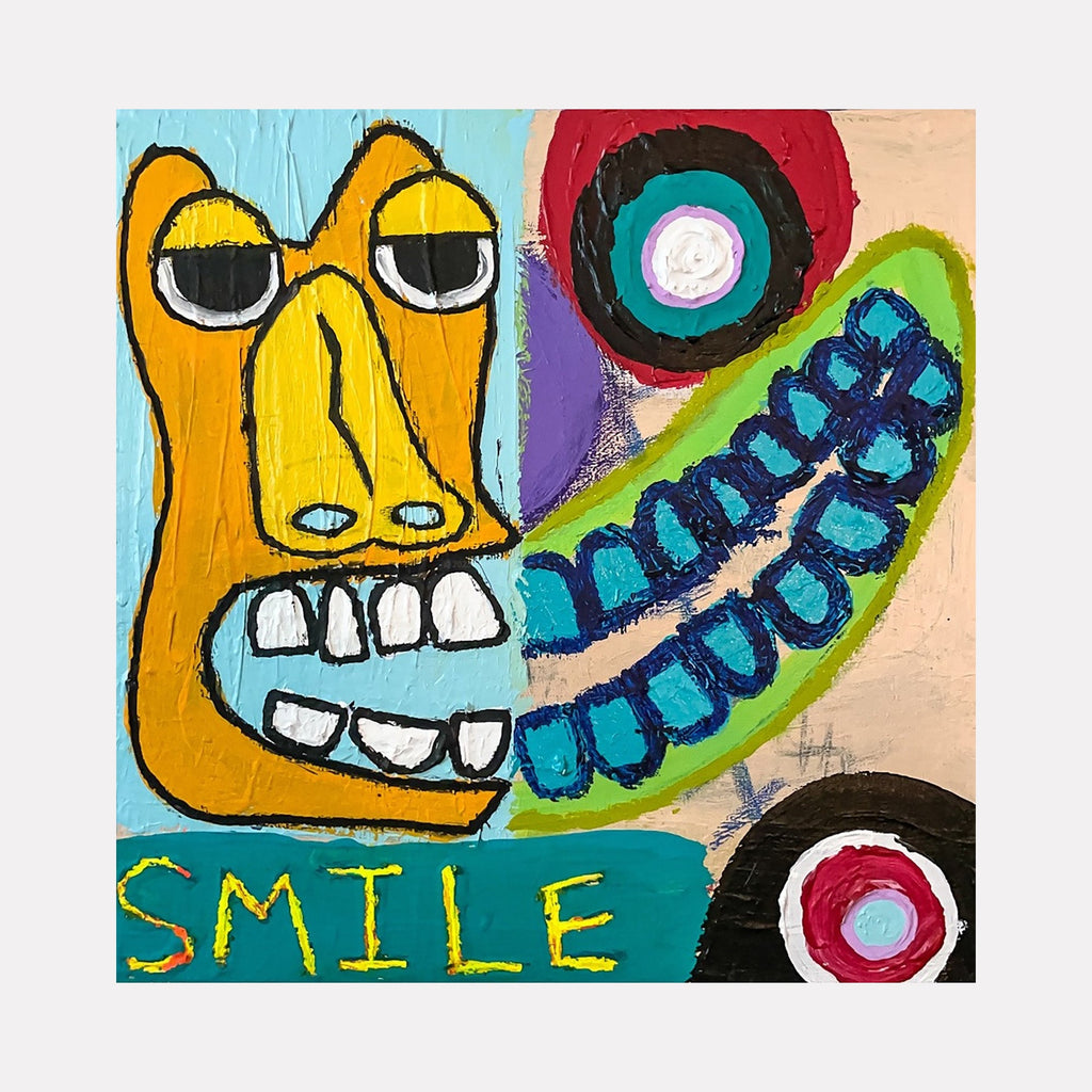 The artwork "Untitled (Smile)” , by Brandon Hodges